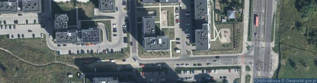 Zdjęcie satelitarne Zielone Wzgórze ul.