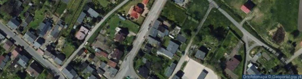 Zdjęcie satelitarne Zielona ul.