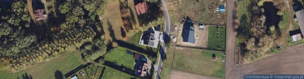 Zdjęcie satelitarne Zielona Puszcza ul.