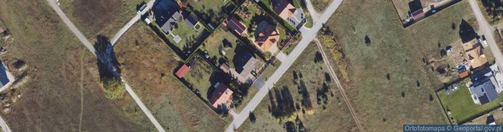 Zdjęcie satelitarne Zielona Puszcza ul.