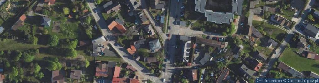 Zdjęcie satelitarne Zielona ul.