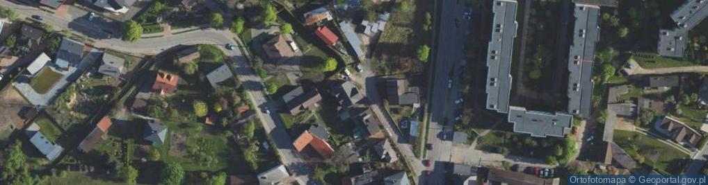 Zdjęcie satelitarne Zielona ul.