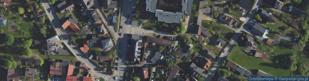 Zdjęcie satelitarne Zielona ul.