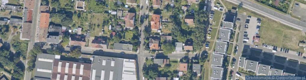 Zdjęcie satelitarne Zielona ul.