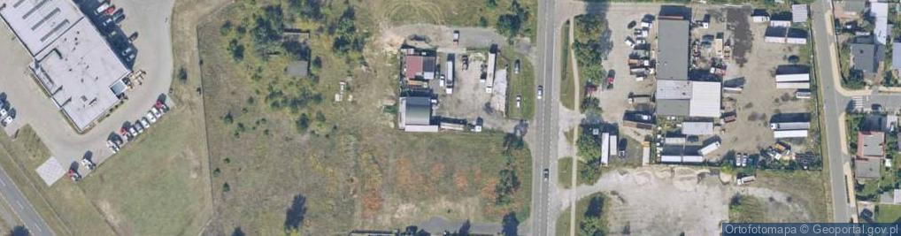 Zdjęcie satelitarne Zielonogórska ul.