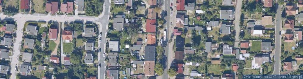 Zdjęcie satelitarne Zielonogórska ul.