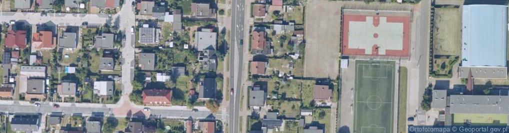 Zdjęcie satelitarne Zielonogórska ul.