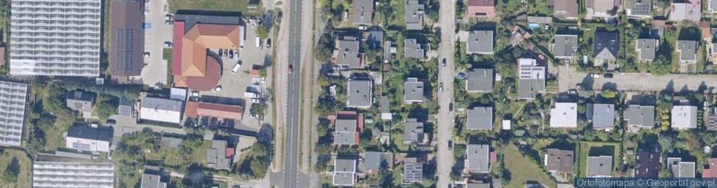 Zdjęcie satelitarne Zielonogórska ul.