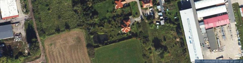 Zdjęcie satelitarne Zielona ul.