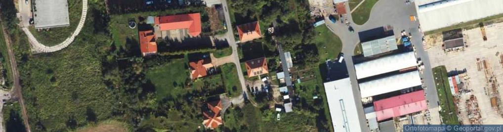 Zdjęcie satelitarne Zielona ul.