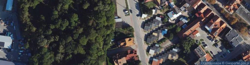 Zdjęcie satelitarne Zielona ul.