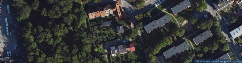 Zdjęcie satelitarne Zielona ul.