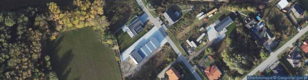 Zdjęcie satelitarne Zielone Zacisze ul.