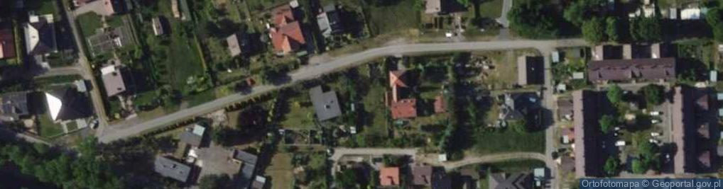 Zdjęcie satelitarne Zielona ul.
