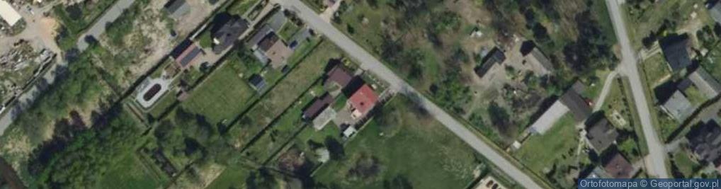 Zdjęcie satelitarne Zielona ul.