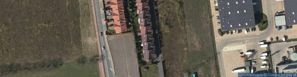 Zdjęcie satelitarne Zielony Sad ul.