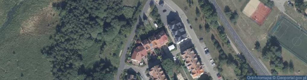 Zdjęcie satelitarne Zielona Dolina ul.