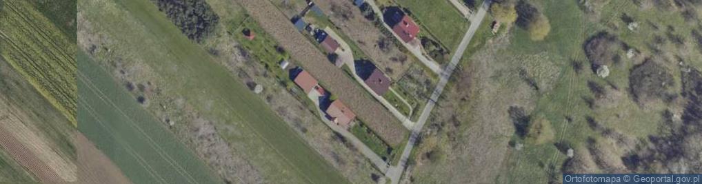Zdjęcie satelitarne Zielona ul.