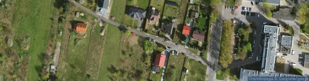 Zdjęcie satelitarne Zimna ul.