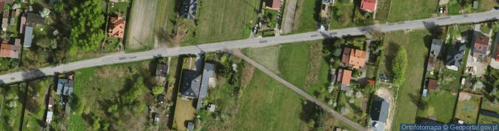 Zdjęcie satelitarne Zimna ul.