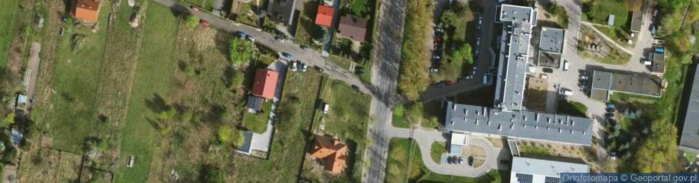 Zdjęcie satelitarne Zimna ul.