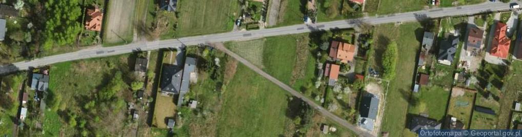 Zdjęcie satelitarne Zimna ul.