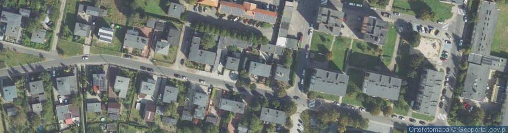 Zdjęcie satelitarne Zielona ul.