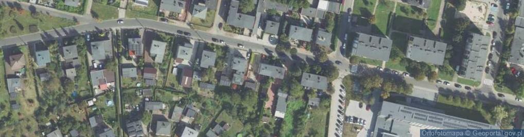 Zdjęcie satelitarne Zielona ul.