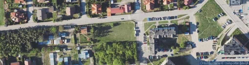 Zdjęcie satelitarne Zielona ul.