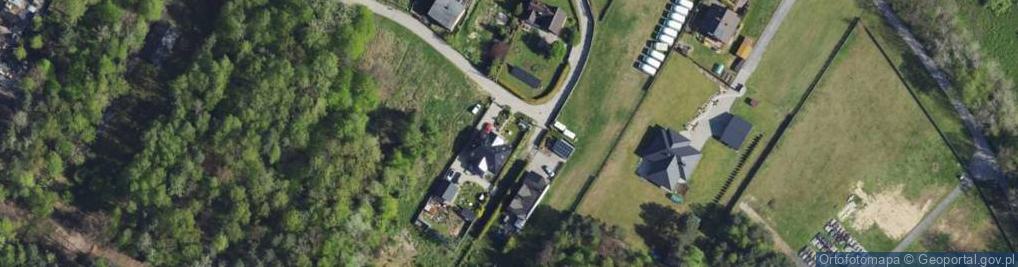Zdjęcie satelitarne Zielona ul.