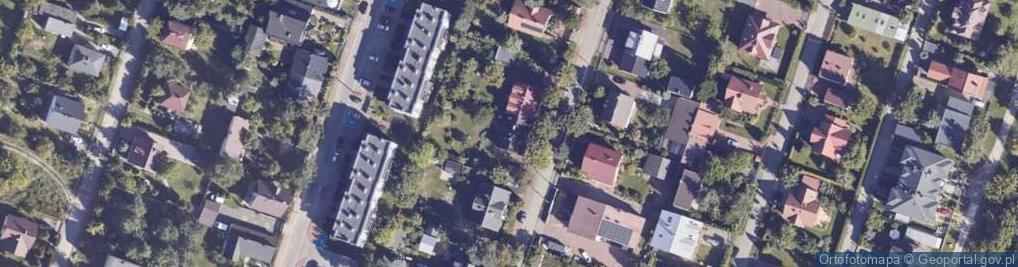 Zdjęcie satelitarne Zimna ul.