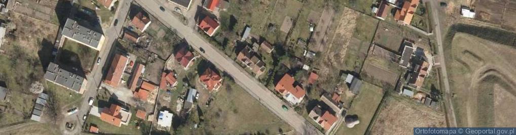 Zdjęcie satelitarne Zielona ul.
