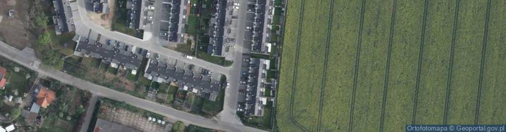 Zdjęcie satelitarne Zielona ul.