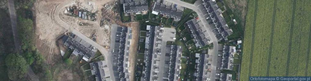 Zdjęcie satelitarne Zielona ul.