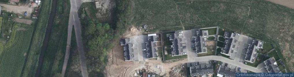 Zdjęcie satelitarne Zielona ul.