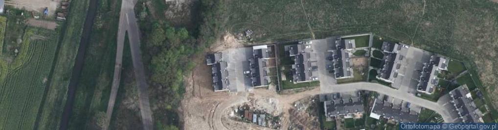 Zdjęcie satelitarne Zielona ul.