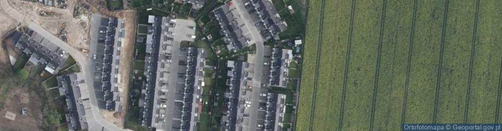 Zdjęcie satelitarne Zielona ul.