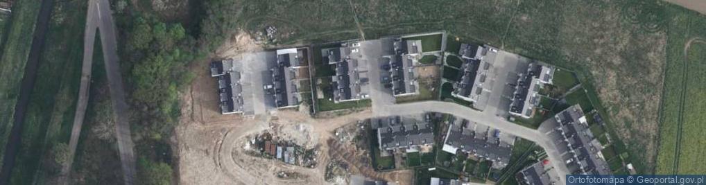 Zdjęcie satelitarne Zielona ul.