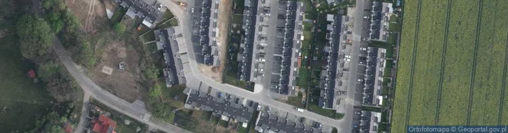 Zdjęcie satelitarne Zielona ul.