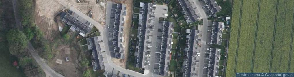 Zdjęcie satelitarne Zielona ul.