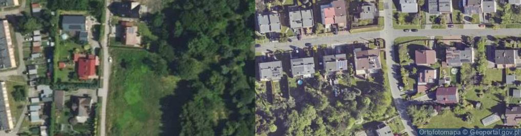 Zdjęcie satelitarne Zielona ul.