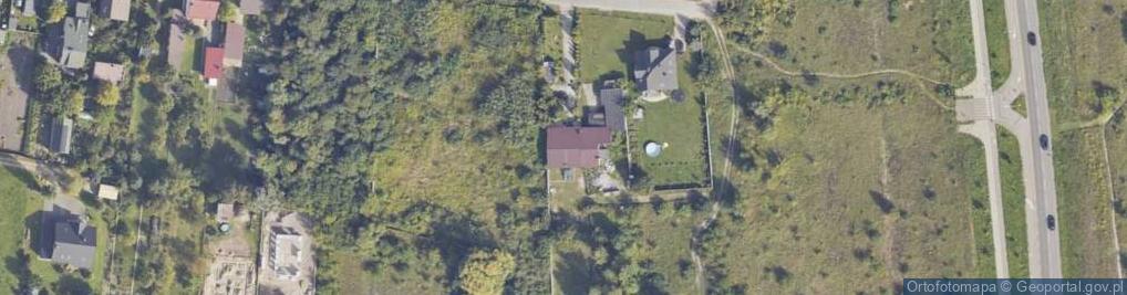 Zdjęcie satelitarne Zielna ul.