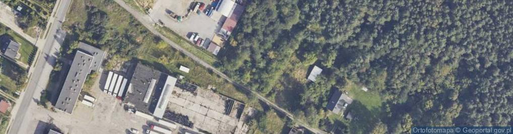 Zdjęcie satelitarne Zielonego Sztandaru ul.