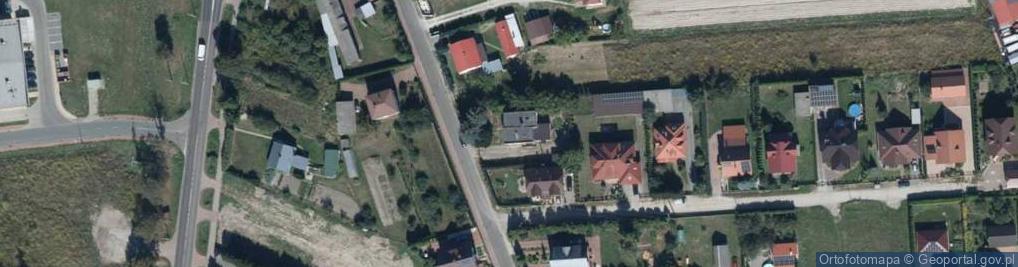 Zdjęcie satelitarne Zielona ul.