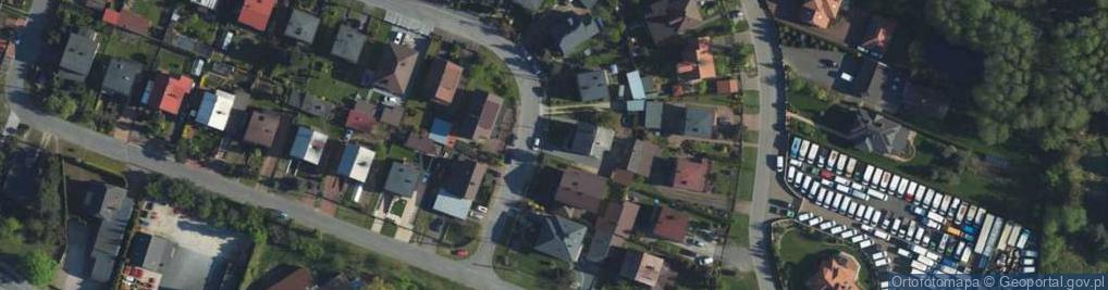 Zdjęcie satelitarne Zielona ul.