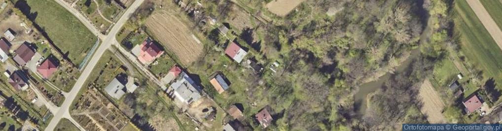 Zdjęcie satelitarne Zielona ul.