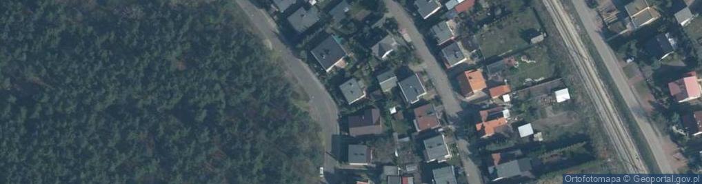 Zdjęcie satelitarne Zielona ul.