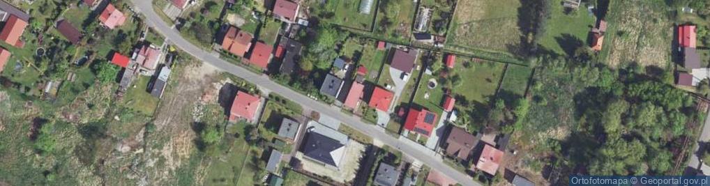 Zdjęcie satelitarne Zielona ul.