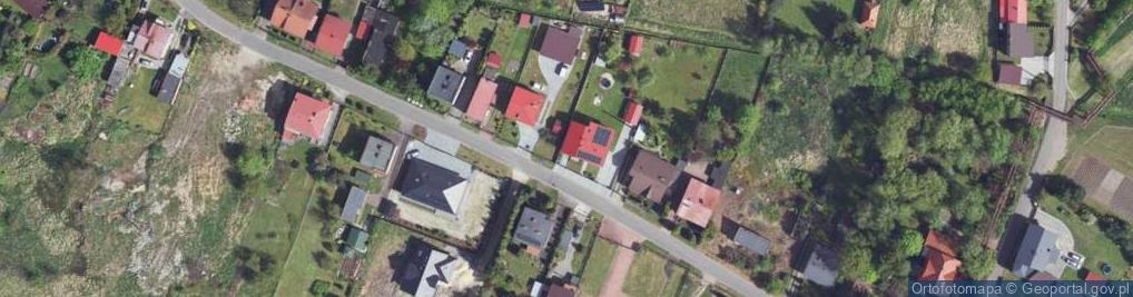 Zdjęcie satelitarne Zielona ul.