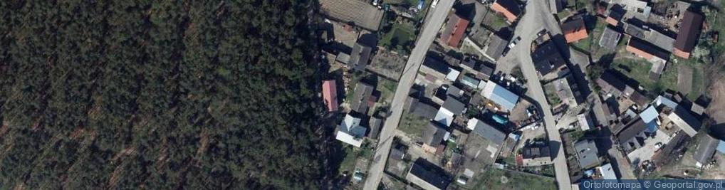 Zdjęcie satelitarne Zielona ul.